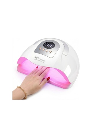 Protez Tırnak Cihaz Seti B135 Freze Cihazı & 3 Motorlu Tırnak Toz Toplama & Sun X26 Max Uv 81 Led