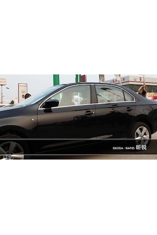 Skoda Rapid Tamtur 10 Parça Krom Cam Çıtası