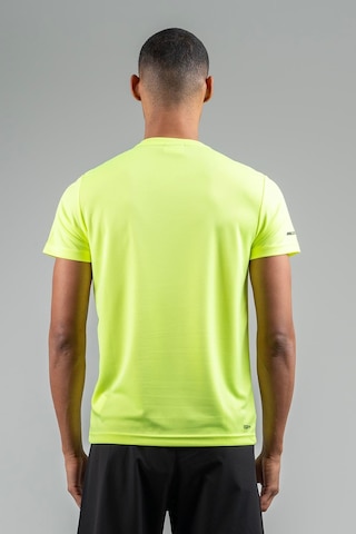 Maraton Regular Erkek Bisiklet Yaka Neon Sarı T-shirt Sarı