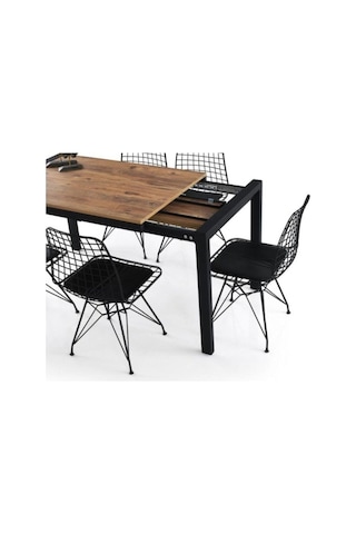 Erezogullari_Mobilya Açılır Yemek Toplantı Masası 75X120 Cm