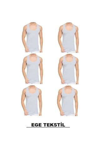 6'li Paket Erkek İç Çamaşır Atlet Seti 001
