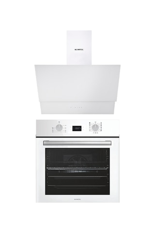 Kumtel Digital Plus B66-SF3(DDT) + DA6-835 15 Programlı 2'li Beyaz Ankastre Set
