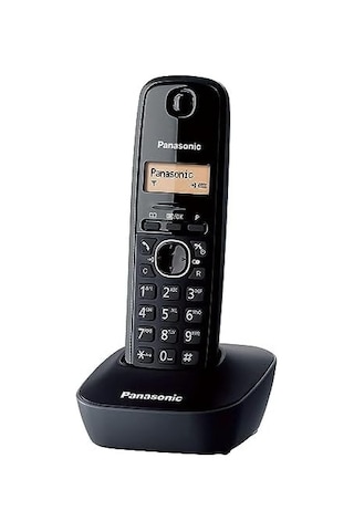 Kx Tg1611 Dect Telefon-siyah Gri Dect Telefon, Siyah