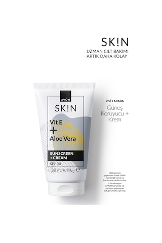 Avon Skin Güneş Koruyucu + Krem SPF30 50 ML