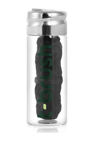 T-Brush Activated Charcoal Cam Şişe Diş İpi - 30 metre