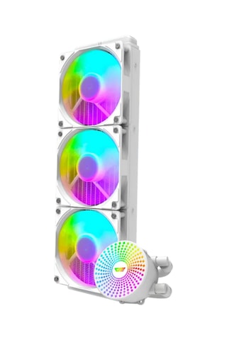 Darkflash 360mm Beyaz Sıvı İşlemci Cpu Soğutucu Dc360