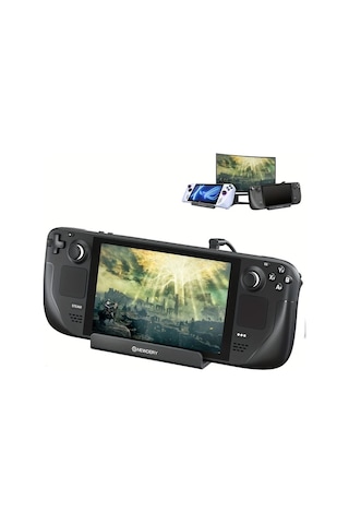 Honeybeeshop Newdery 6 Lı Steam Deck Dock İstasyonu 4k 60hz Hdmı 3 Usb 3.1 Gigabit Ethernet 100w Pd Şarj Siyah