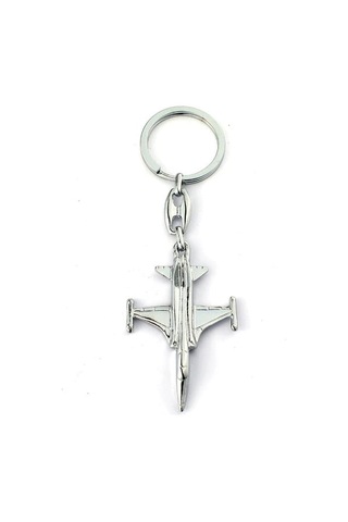 Savaş Uçağı Metal Anahtarlık Pilot Hostes