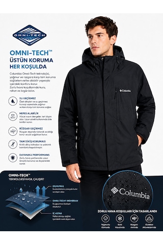Columbia Nordic Point Fs Interchange Omni-heat 3 İn 1 Erkek Mont Xo9741-010 Siyah