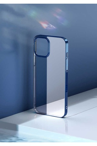 Apple Uyumlu iPhone 12 Pro Kılıf Zore Pixel Kapak Lacivert