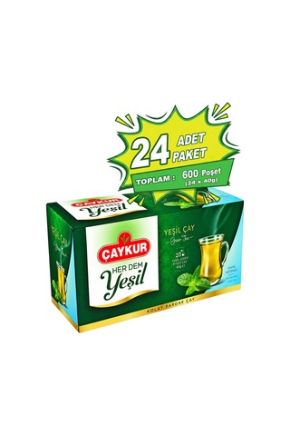 Herdem Yeşil Çay Süzen Poşet Naneli 1,6gr 25 Adet Yirmidörtlü Paket