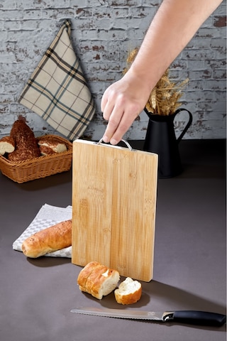 Cooker Bambu Kesme Doğrama Sunum Tahtası Ckr3294 Kahverengi 30x20 Kahverengi