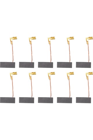 Kangvka A26 Elektrikli Araç Parçası Karbon Fırça, 19x8x5mm, 10 Adet, Motor Tamiri İçin, Darbeli Matkap, Kesme Testere Uyumlu