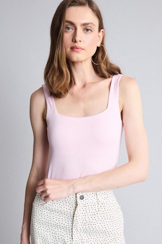 Defacto Kare Yaka Bodysuit H3888ax26smpn633 Pembe-pn633