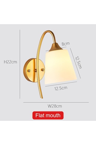 110v 220v Modern Led Duvar Lambası İskandinav Cam Küre Duvar Işıkları Koridor Yatak Od Başucu Oturma Odası Merdiven Aplik 56853917 Altın