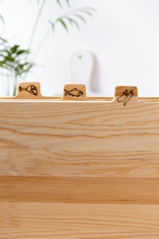 Wooddy Ahşap Standlı Kesme Tahtası Seti 3'lü