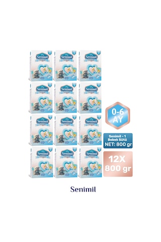 Senımıl 1 Bebek Sütü 800 G 12 Adet