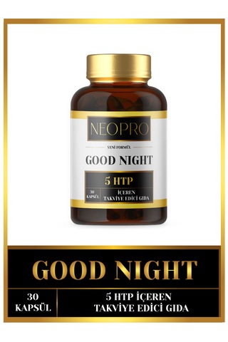 Neopro Goodnight 5 Bileşenli Rahatlatıcı Gece Formülü Takviye Edici Gıda 30 Kapsül