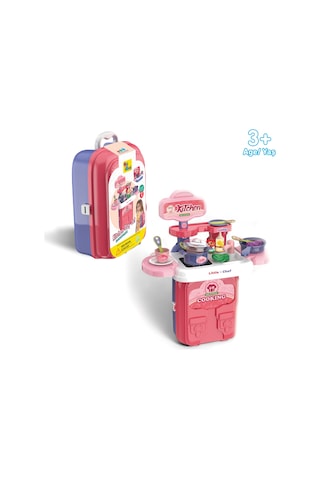 Ogi Mogi Toys Mutfak Oyun Seti 2 Si 1 Arada Taşınabilir Sırt Çantası