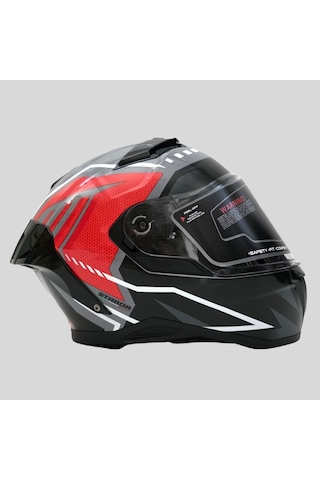 Arwic Pro Model Kapalı Full Face Motosiklet Kaskı Ar939 Kırmızı