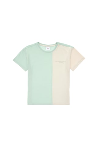 U.S. Polo Assn. Erkek Çocuk Mint Oversize Bisikelt Yaka Tişört 50307163-VR090
