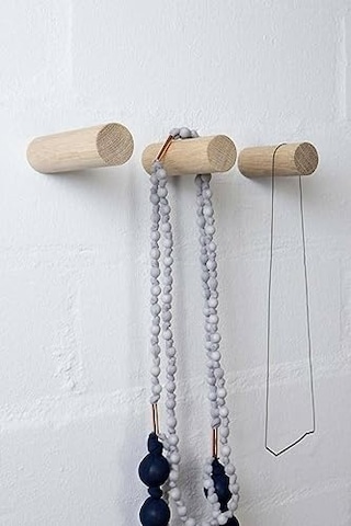 Alyones 15cm Minimalist 3'lü Duvar Kancası, Portmanto Ve Elbise Askısı Çok Renkli
