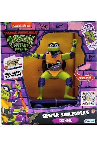 Tu814001 Tmnt Ninja Kaplumbağalar Çek Bırak Kaykay Figür - 71055