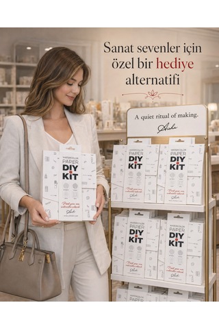 Aishaart Dıy Kit 4 Desenli Suluboya Sanat Seti