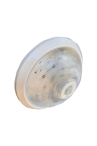 Şanled Sensörlü Tavan 360 Hareket Sensörlü Tavan Armatürü Çift Duylu Lamba Glop-1 Adettir Şeffaf