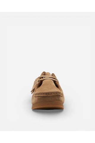 Clarks Wallabeeevo Dark Sand Suede Erkek Bej Günlük Ayakkabı 26172821 Bej
