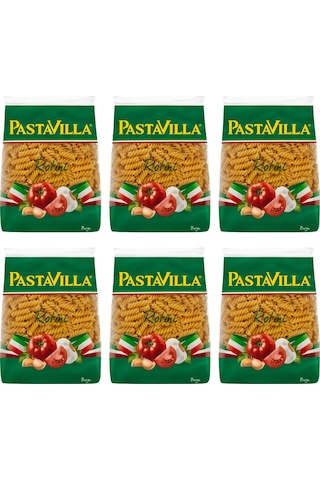 Pastavilla Burgu Makarna 500 Gr X 6 Adet Yeni Ambalaj