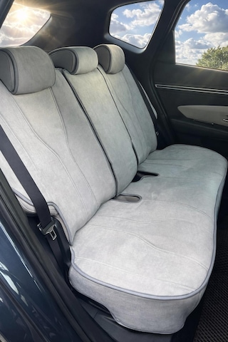 Bod Hyundai Tucson 2021-sonrası Koltuk Kılıfı Araca Özel Airbag Uyumlu Koltuk Koruyucu Luvi Serisi Gri