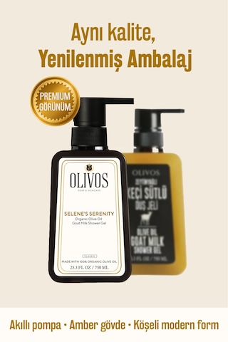 Olivos Saf Zeytinyağlı ve Keçi Sütlü Duş Jeli 750 ML