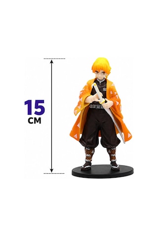 Demon Slayer Zenitsu Agatsuma & Inosuke Hashibira 2'li Anime Figür Seti 15 Cm