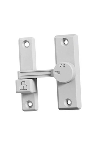 Besthome1 Stabil Sürgülü Beyaz Kapı Mandalı Koruması Ev Ofis Ahır Suntek Model