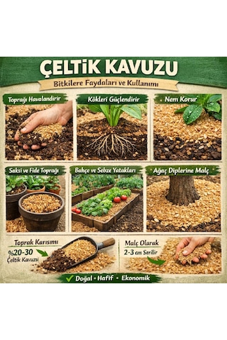 Çeltik Kavuzu %100 Doğal Toprak Düzenleyici 20 L