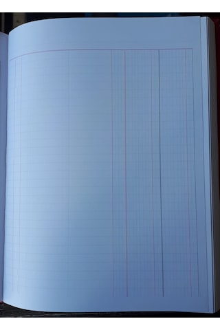 Ticari Defter Kebir 25 Cmx35 Cm 350 Yp Sert Kapak 90 Gr Kağıt