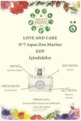 Nesti Dante No. 7 Aqua Dea Marine Kadın Parfüm EDP 100 ML