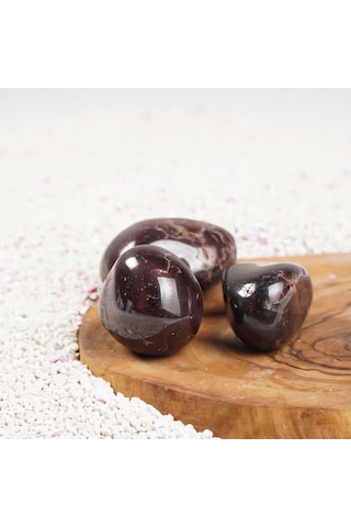 Lal Garnet Güç Taşı Doğal Taş