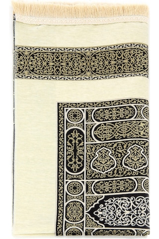 Kabe Desenli Ultra Plus Krem Şönil Seccade 17