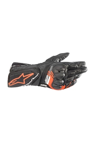 Alpinestars Sp-8 V3 Korumalı Motosiklet Eldiveni Siyah Kırmızı