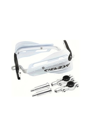 Motion003 Profesmotor Aluminyum El Koruyucu Off Road Motosiklet Atv Beyaz 7 Renk Mevcuttur