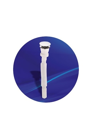 Özbest Kapaklı Koku Önleyici Basmalı Aç Kapa Lavabo Sifonu
