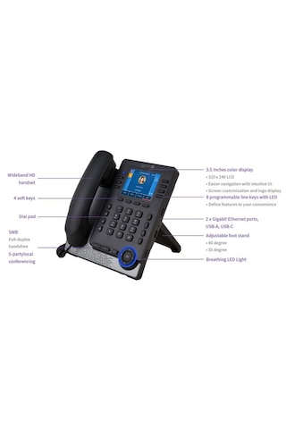 Alcatel-lucent Enterprise Ale M7s PRO Sıp Ip Masa Telefonu - M7S Pro