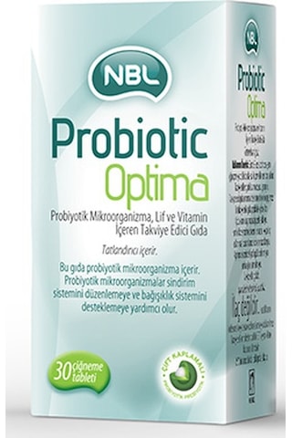 2 Adet Nbl Probiotic Optima 30 Çiğneme Tableti