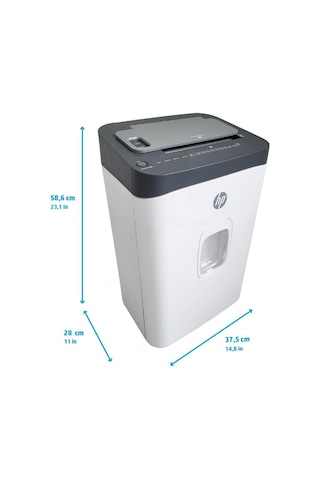 Hp Oneshred Auto 200cc Otomatik Beslemeli 200 Sayfa Evrak İmha Makinesi-p4-çapraz Kesim-4,3x12mm-28lt