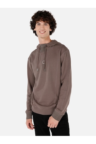 Colin's Colins Erkek Sweatshirt Kahverengi