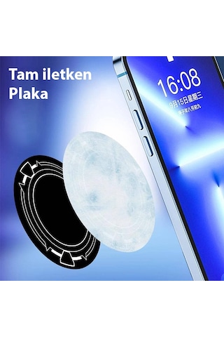 Memo Manyetik Metal Halka - Memo Telefon Soğutucu Uyumlu Cx07-cx08 Ve Manyetik Tüm Modeller