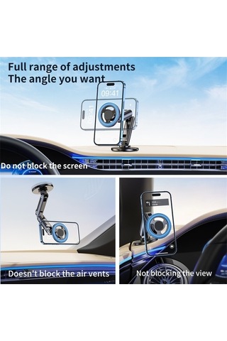 Tongxida Cbtx C13 Montaj Parçası, Magsafe Uyumlu Araç Telefon Tutucu - Gümüş Gümüş