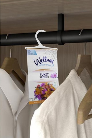 Wellnax Askılı Dolap Ve Çekmece Kokusu Buket Tazeliği 8 Adet